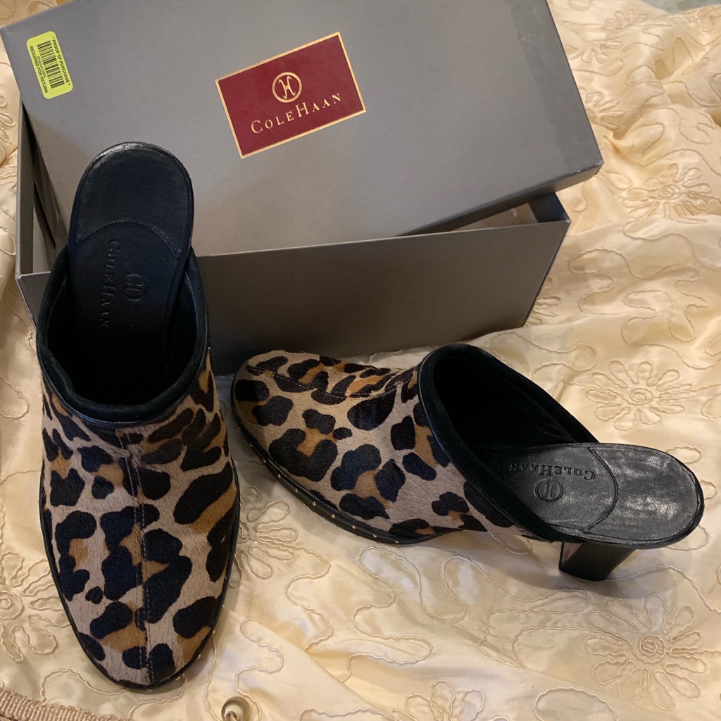 Cole Haan Leather Mules